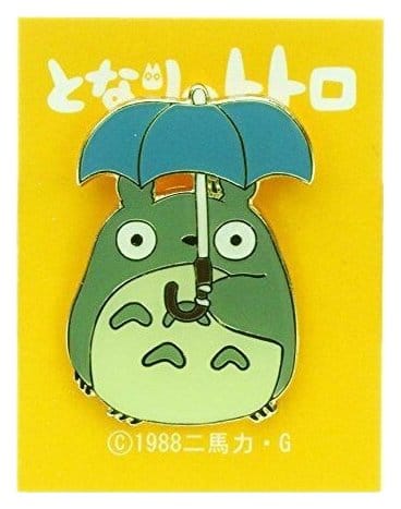 x_seisen-14584 My Neighbor Totoro Pin Totoro Holding Umbrella - immagine 1