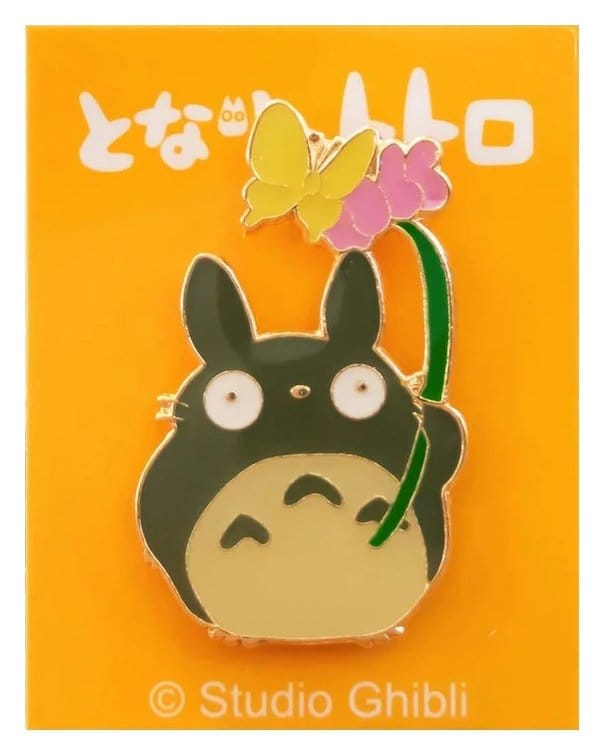 x_seisen-14585 My Neighbor Totoro Pin Totoro With Flower - immagine 1