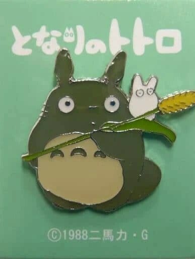 x_seisen-14589 My Neighbor Totoro Pin Big Totoro with Wheat ear - immagine 1