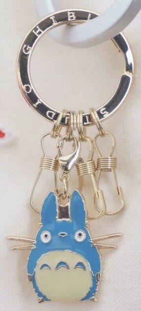 x_seisen-14654 My Neighbor Totoro Metal-Keychain Middle Totoro - immagine 1