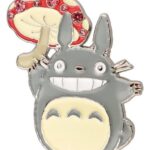 My Neighbor Totoro Metal Brooch Totoro Mushroom
