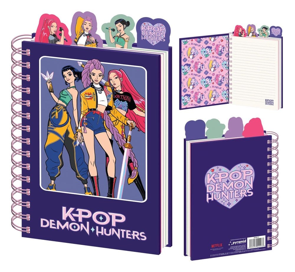 x_sr2513059 KPop Demon Hunters Project Notebook A5 Hunter/X Display (10) - immagine 1