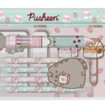 Pusheen Pouch Stationery Set Sips