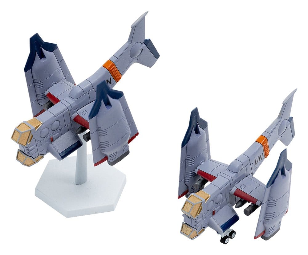 x_stsy73071 Rebuild of Evangelion SYUTO Tiny Scale Plastic Model Kit UNAF Close Air Support VTOL Aircraft YAGR-3B 5 cm - immagine 1
