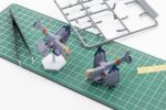 Rebuild of Evangelion SYUTO Tiny Scale Plastic Model Kit UNAF Close Air Support VTOL Aircraft YAGR-3B 5 cm - immagine 6