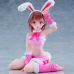 A Certain Scientific Railgun Moflock PVC Figure Mikoto Misaka (Fluffy Bunny Ver.) 13 cm