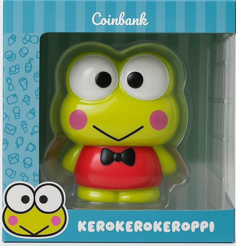 x_tlwhkcb003 Sanrio Bank Kerokerokeroppi - immagine 1