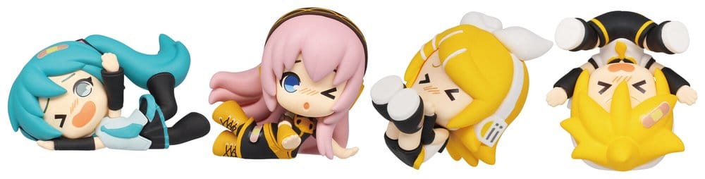 x_tomym807206a Hatsune Miku Twinchees Mini Figures Falling Figures 5 cm Blind Pack Display (24) - immagine 1