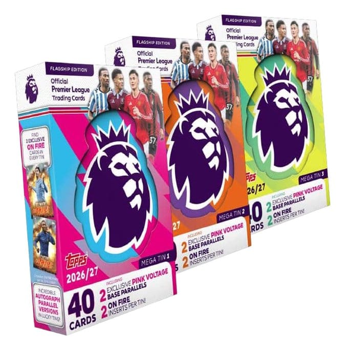 x_topp085190 Premier League 2026/2027 Trading Cards Mega Tin - immagine 1