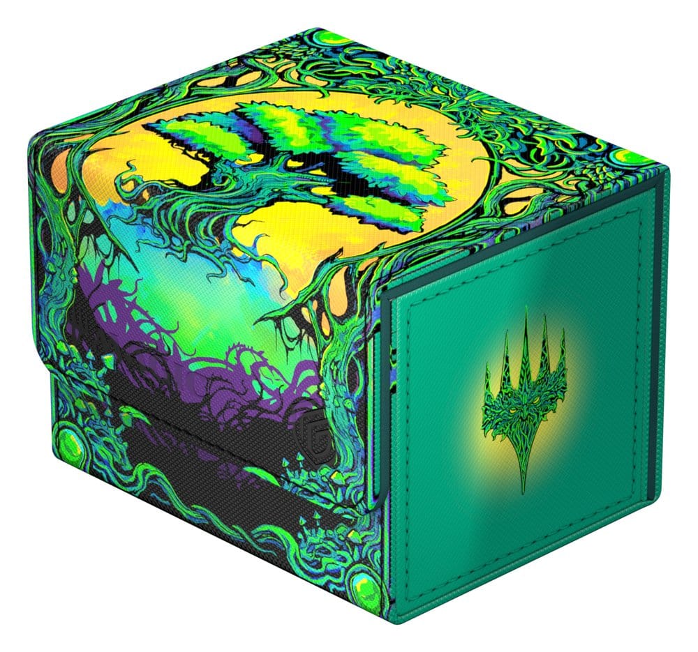 x_ugd012002 Ultimate Guard Sidewinder 100+ Xenoskin Magic: The Gathering "Mana Token" - Forest - immagine 1