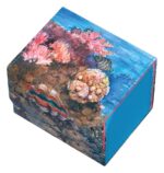 Ultimate Guard Sidewinder 100+ Xenoskin "Coral Places" - Seablue Hush - immagine 3