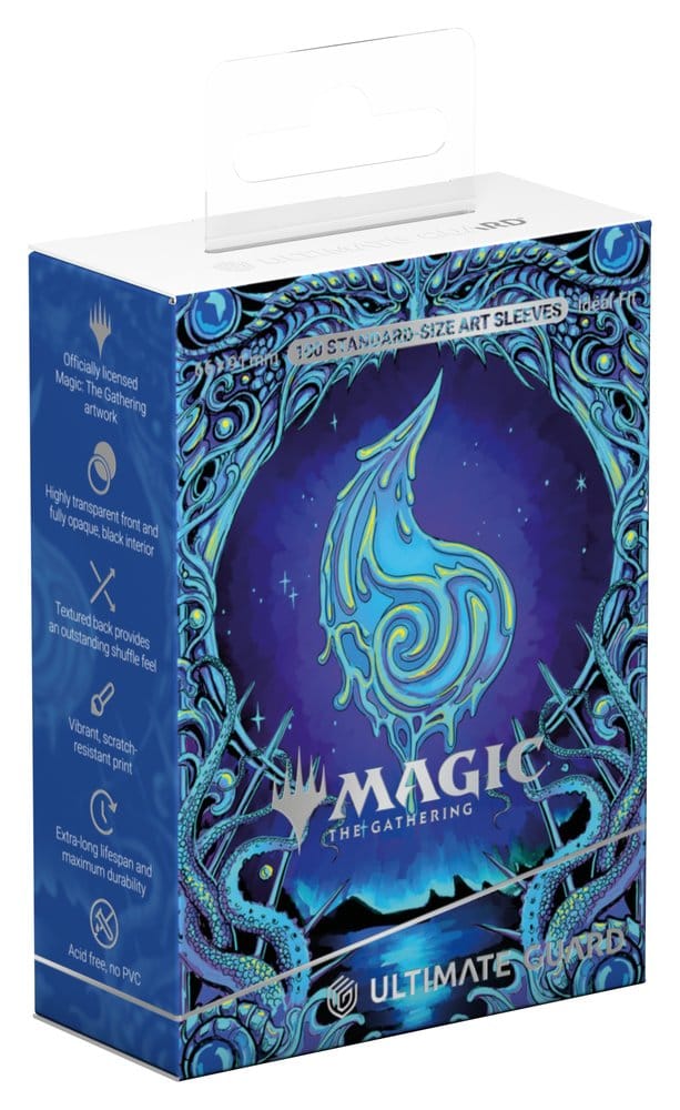 x_ugd012071 Ultimate Guard Art Sleeves Magic: The Gathering "Mana Token" - Island - immagine 1