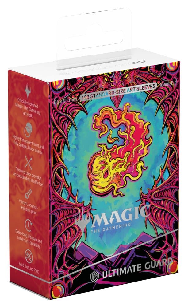 x_ugd012073 Ultimate Guard Art Sleeves Magic: The Gathering "Mana Token" - Mountain - immagine 1