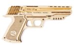 Ugears 3D Wooden Puzzle Wolf-01 Handgun
