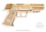 Ugears 3D Wooden Puzzle Wolf-01 Handgun - immagine 5