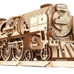 Ugears 3D Wooden Puzzle V-Express Steam Train with Tender