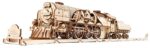 Ugears 3D Wooden Puzzle V-Express Steam Train with Tender - immagine 6