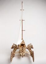Ugears 3D Wooden Puzzle Trimaran Merihobus - immagine 5