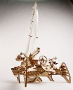 Ugears 3D Wooden Puzzle Trimaran Merihobus - immagine 6