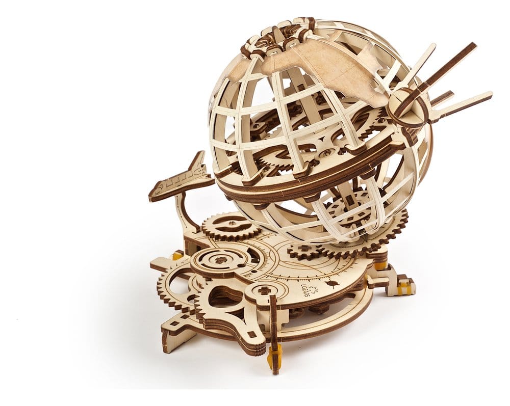 x_ugrs70128 Ugears 3D Wooden Puzzle Globus - immagine 1