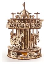 Ugears 3D Wooden Puzzle Carousel - immagine 6