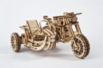 Ugears 3D Wooden Puzzle Scrambler UGR-10 with sidecar
