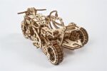 Ugears 3D Wooden Puzzle Scrambler UGR-10 with sidecar - immagine 6