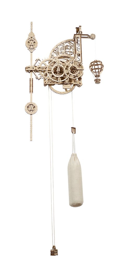 x_ugrs70154 Ugears Wooden Model Kit Aero Clock - immagine 1