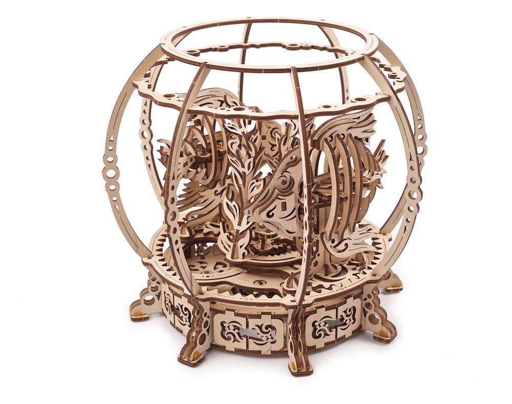 x_ugrs70155 Ugears 3D Wooden Puzzle Mechanical Aquarium - immagine 1
