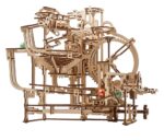 Ugears 3D Wooden Puzzle Marble Run Stepped Hoist - immagine 4