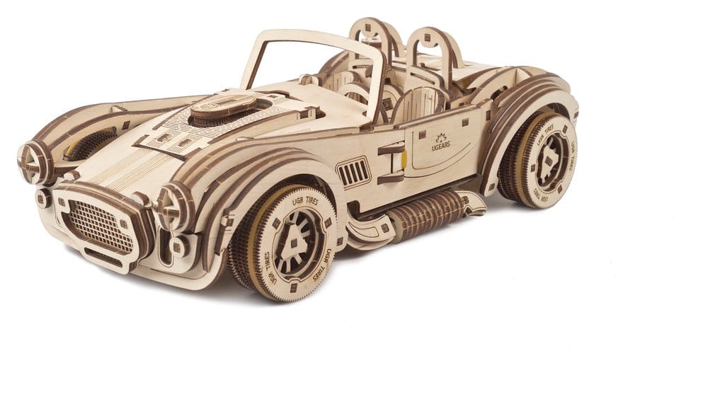 x_ugrs70161 Ugears 3D Wooden Puzzle Drift Cobra Racing Car - immagine 1