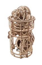 Ugears 3D Wooden Puzzle Sky Watcher Tourbillon Table Clock - immagine 4
