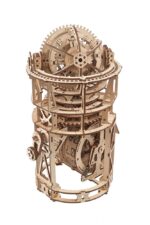 Ugears 3D Wooden Puzzle Sky Watcher Tourbillon Table Clock - immagine 6