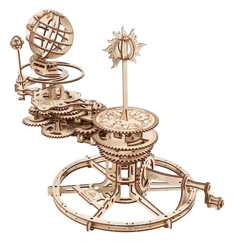 x_ugrs70167 Ugears 3D Wooden Puzzle Mechanical Tellurion - immagine 1