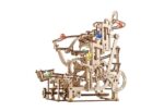 Ugears 3D Wooden Puzzle Marble Run Tiered Hoist - immagine 6