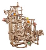 Ugears 3D Wooden Puzzle Marble Run Spiral Hoist - immagine 4