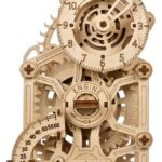 Ugears 3D Wooden Puzzle Engine Clock