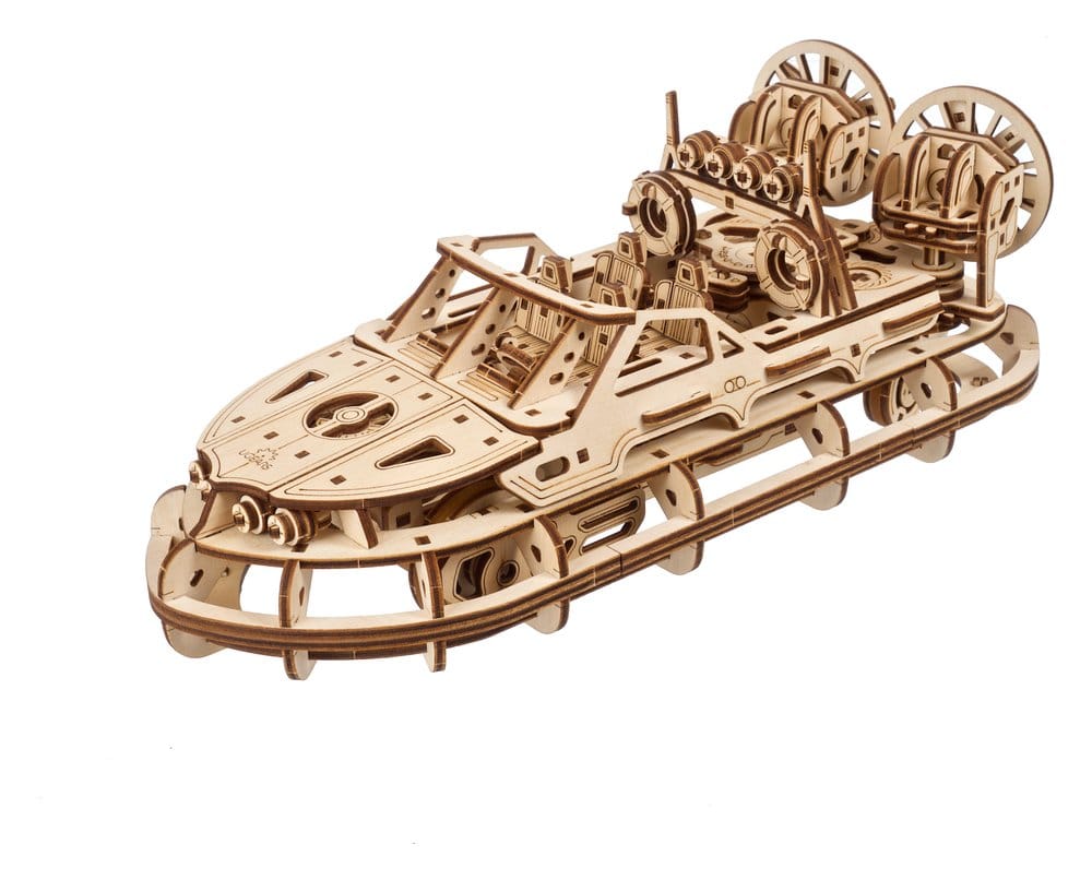 x_ugrs70223 Ugears 3D Wooden Puzzle Rescue Hovercraft - immagine 1
