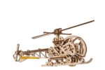 Ugears 3D Wooden Puzzle Mini Helicopter - immagine 3