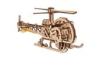 Ugears 3D Wooden Puzzle Mini Helicopter - immagine 5