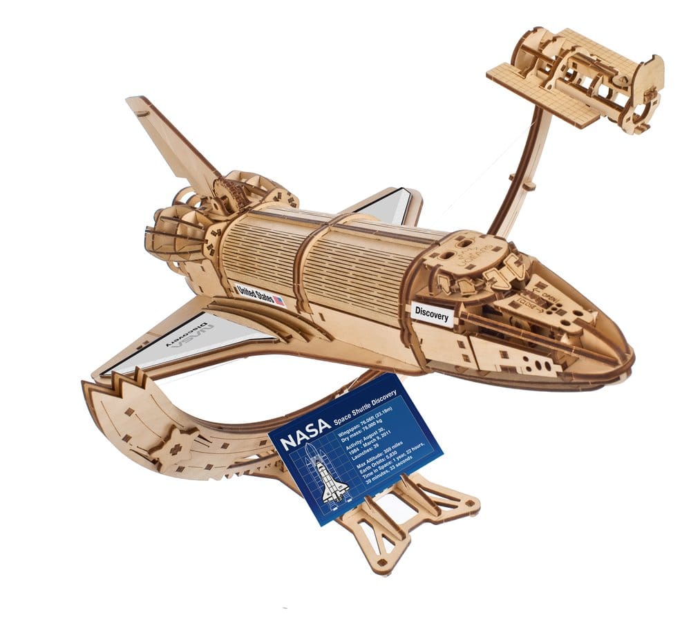 x_ugrs70227 NASA 3D Wooden Puzzle Space Shuttle Discovery - immagine 1