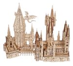 Harry Potter 3D Wooden Puzzle Hogwarts Castle - immagine 5
