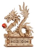 Ugears 3D Wooden Puzzle Wood Dragon - immagine 5