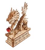 Ugears 3D Wooden Puzzle Wood Dragon - immagine 6