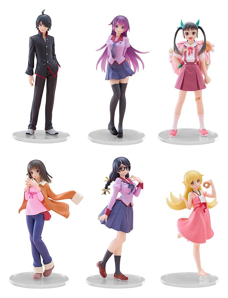 x_viso01131 Monogatari Series CHILLfigg Mini Figures Blind Box Assortment (6) - immagine 1
