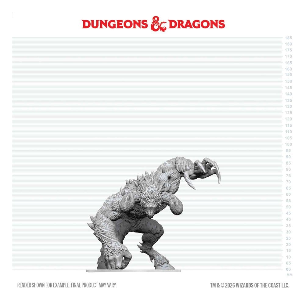 x_wiz90911 D&D Nolzur's Marvelous Miniatures Unpainted Boxed Miniature Goristro 15 cm - immagine 1