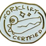 Crashout Crew Pin Badge Forklift Certified