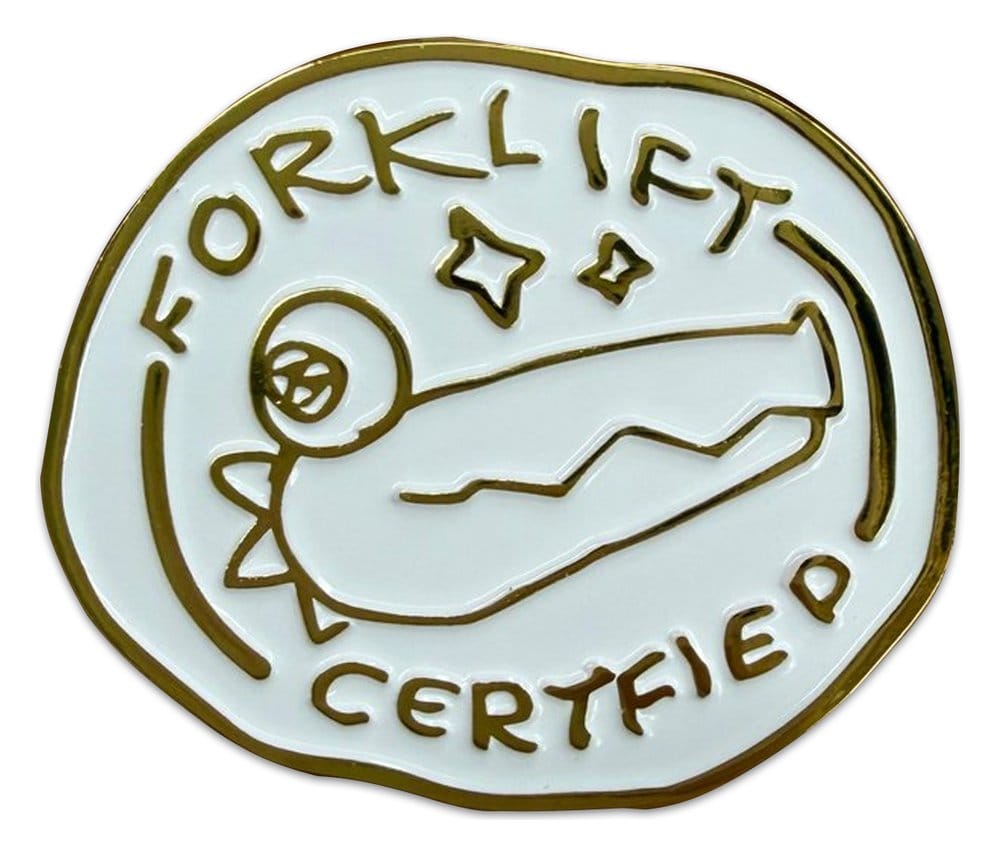 x_yoto37146 Crashout Crew Pin Badge Forklift Certified - immagine 1