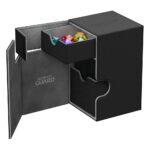 Ultimate Guard Flip´n´Tray  Deck Case 100+ Standard Size XenoSkin Black - immagine 6