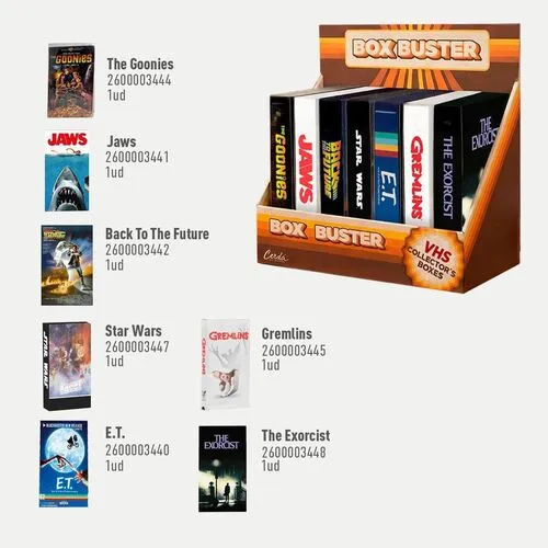 115715__635b0fa4 VHS RETRO' BOX BUSTER GIFT SET LIMITED EDITION - immagine 1